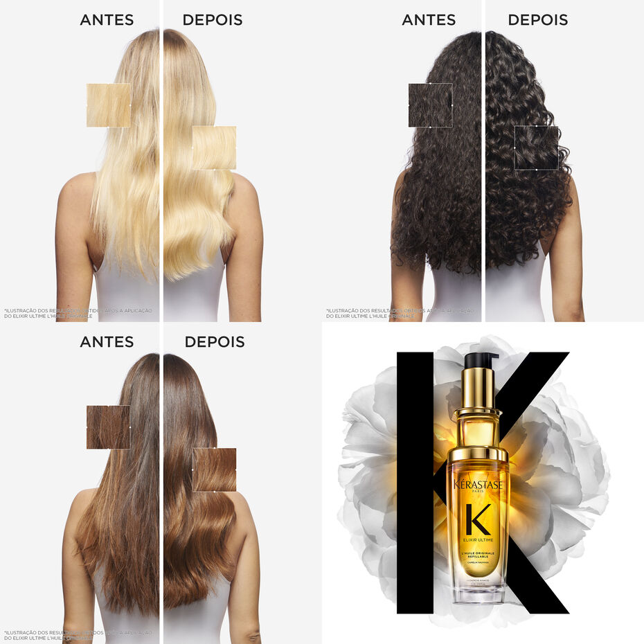 Kit Kérastase Cecília Senhorinha - Nutritive + Elixir Ultime