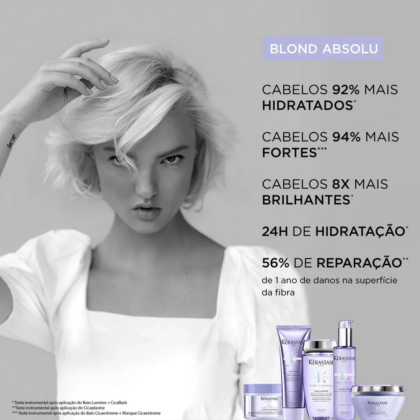 Kit Kérastase Blond Absolu Shampoo e Condicionador para Cabelos Loiros