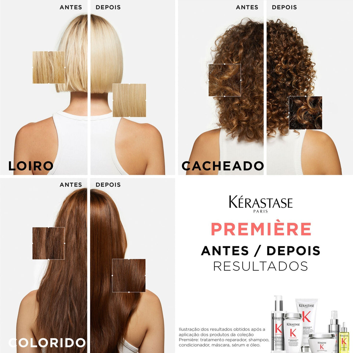Kit Kérastase Première Shampoo + Máscara + Tratamento Descalcificante