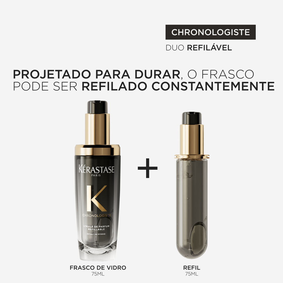 Kit Kérastase Óleo Chronologiste Huile de Parfum Revitalizing com Refil
