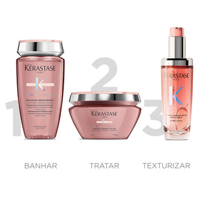 Kit de Tratamento para Cabelos Coloridos Médios a Grossos Chroma Absolu
