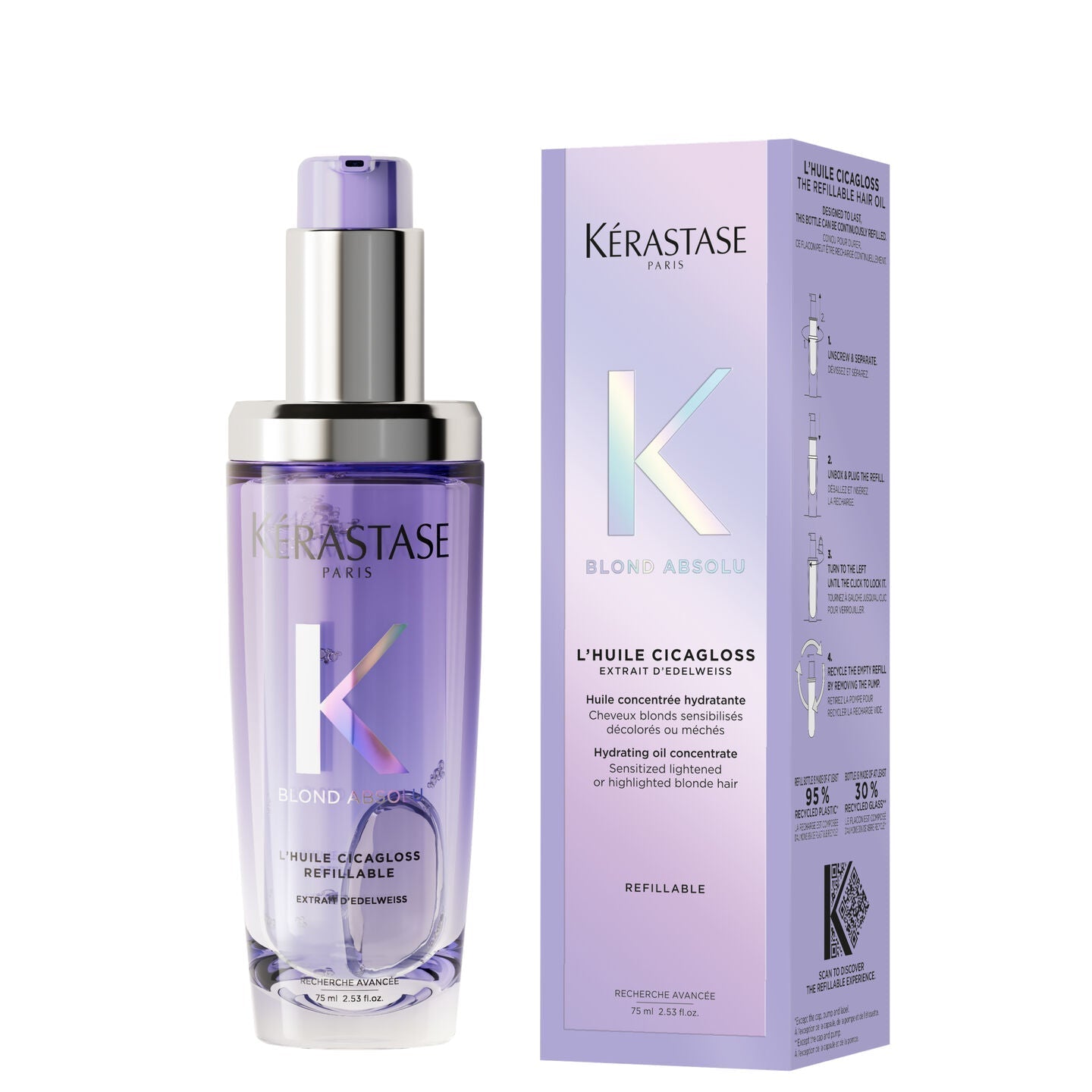Óleo Kérastase Blond Absolu L'Huile Cicagloss