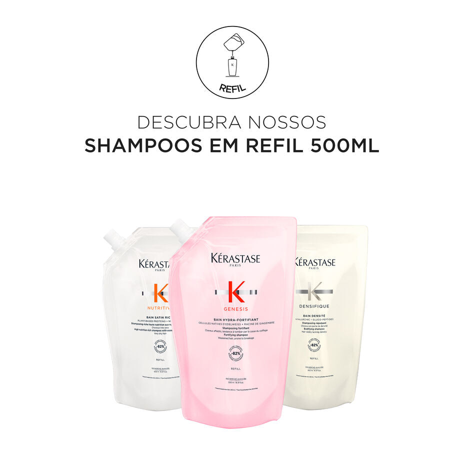Refil Shampoo Kérastase Genesis Bain Hydra-Fortifiant (500ml)