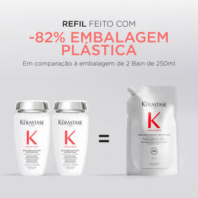 Refil Shampoo Kérastase Première Bain Décalcifiant Réparateur (500ml)