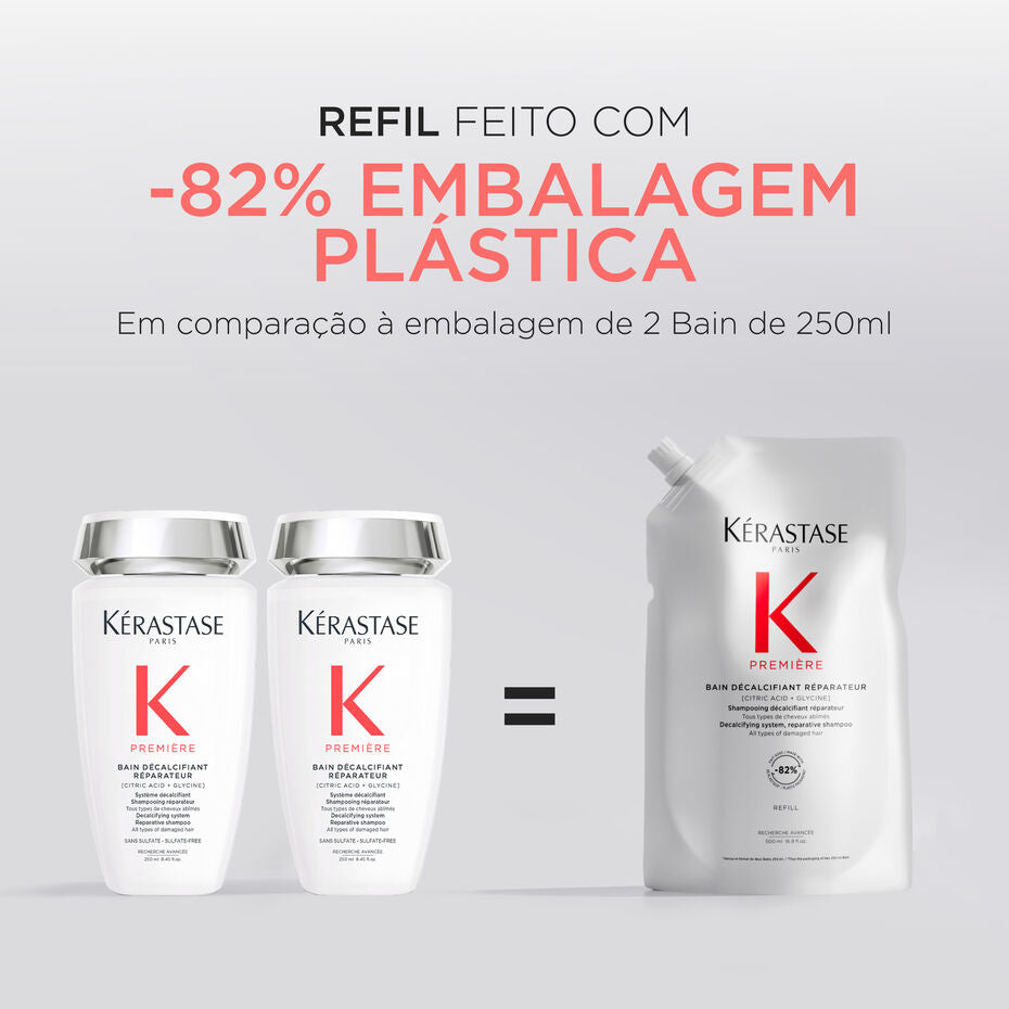 Refil Shampoo Kérastase Première Bain Décalcifiant Réparateur (500ml)